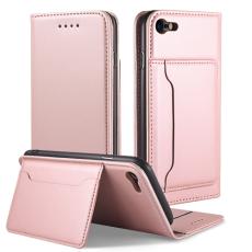  iPhone 7/8/SE Fodral Skin Feel Kortfack Ros&eacute;guld - Teknikhallen.se