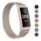  Milanese Loop Metall Armband Fitbit Charge 4/3 Champagne Guld - Teknikhallen.se