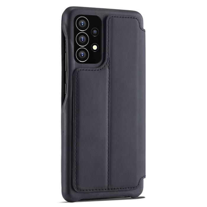 Bild 3, LC.IMEEKE LC.IMEEKE Samsung Galaxy A53 5G Fodral Retro Flip Svart - Teknikhallen.se