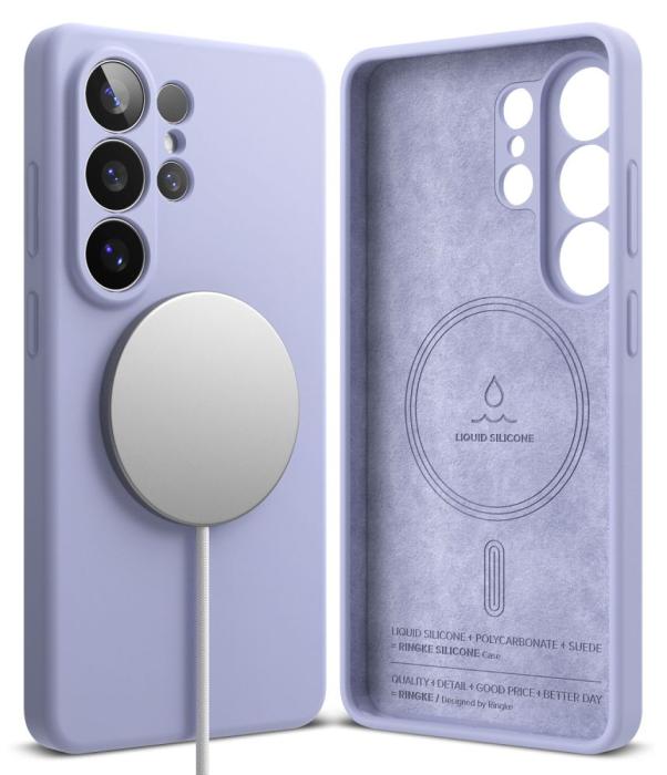 Bild 2, Ringke Ringke Galaxy S26 Ultra Skal MagSafe Silicone Lavender - Teknikhallen.se