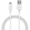 Smartline Smartline 3m Micro USB Laddningskabel Vit - Teknikhallen.se