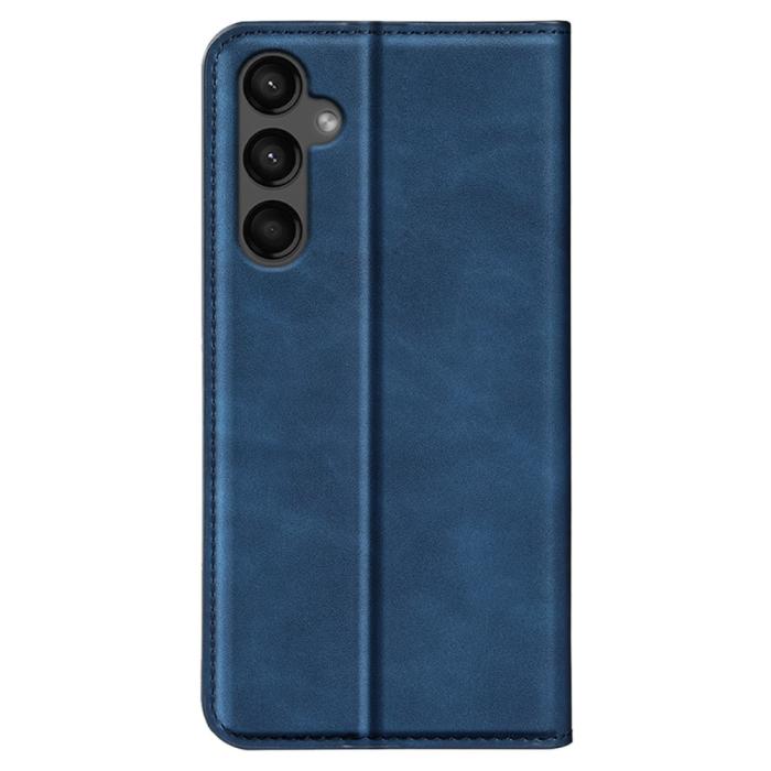 Bild 6,  Samsung Galaxy A15 5G Fodral Flip Skin Touch Blå - Teknikhallen.se