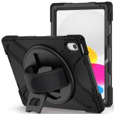  iPad 11 2025 / 10.9 2022 Skal X-Shape Hybrid Kickstand Svart - Teknikhallen.se