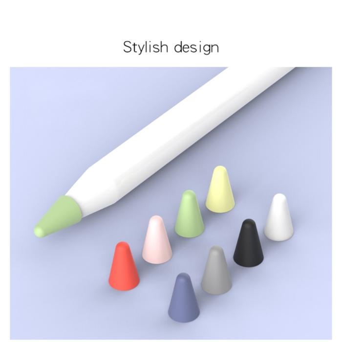 Bild 3,  8-PACK Apple Pencil 1/2/Pro Spetsskydd / Tip Cover Flerfärgad - Teknikhallen.se