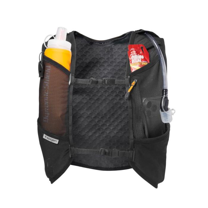 Bild 3, Spigen Spigen Löparväst Inkl. Vattenflaska Dynamic Shield Storlek M-L Svart - Teknikhallen.se