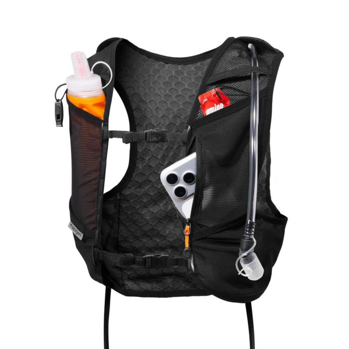 Bild 4, Spigen Spigen Löparväst Inkl. Vattenflaska Dynamic Shield Storlek M-L Svart - Teknikhallen.se