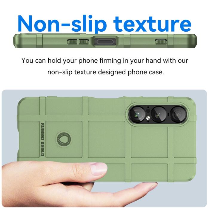 Bild 4,  Sony Xperia 1 VII Skal Robust Grön - Teknikhallen.se