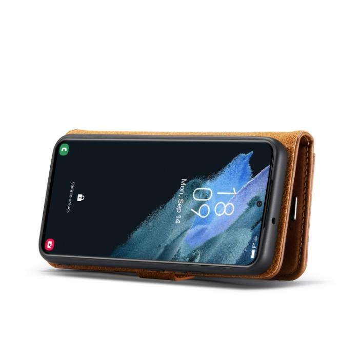 Bild 5, DG.MING DG.MING Samsung Galaxy S22 Fodral 2in1 Magnet Fodral / Skal Brun - Teknikhallen.se