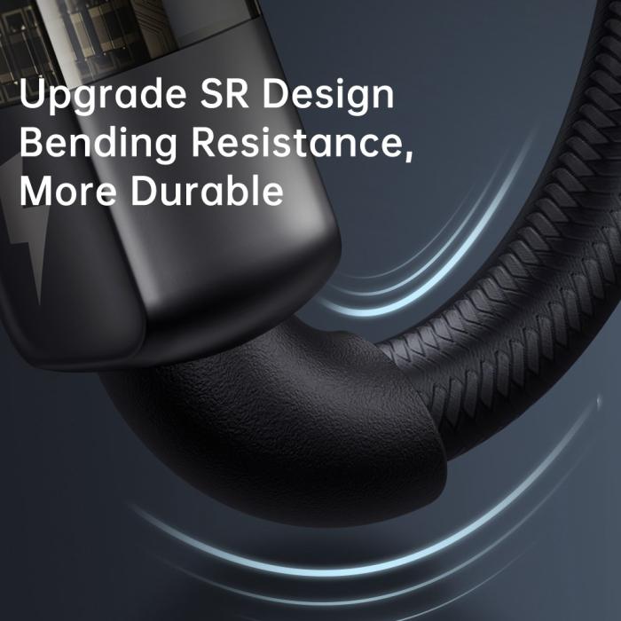 Bild 6, MCDODO Mcdodo 1.2m 100W USB-C - USB-C Auto Off Kabel Svart - Teknikhallen.se