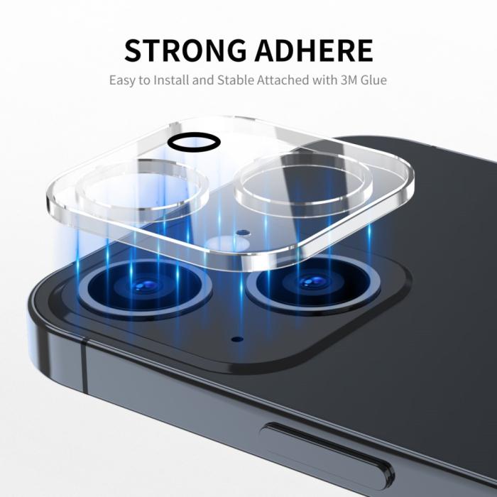 Bild 3, ENKAY ENKAY iPhone 15 / 15 Plus Linsskydd Härdat Glas - Teknikhallen.se
