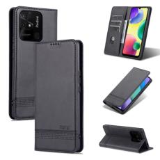 AZNS AZNS Xiaomi Redmi 10C Fodral Flip L&auml;der Svart - Teknikhallen.se