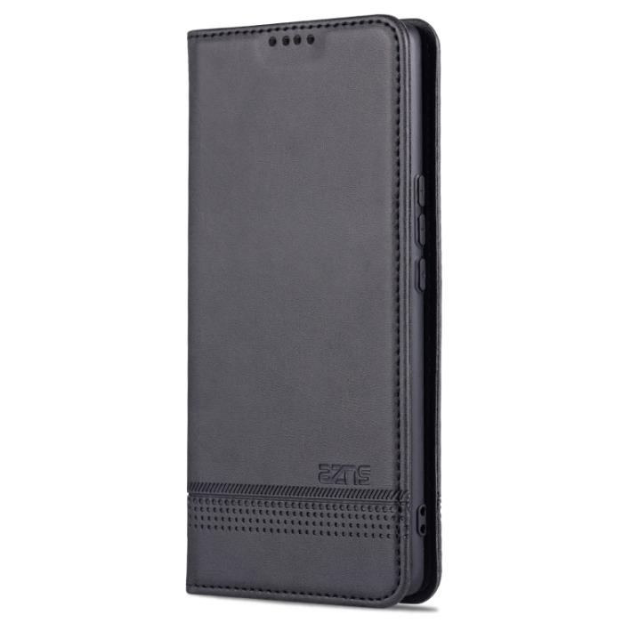 Bild 2, AZNS AZNS Xiaomi Redmi 10C Fodral Flip Läder Svart - Teknikhallen.se