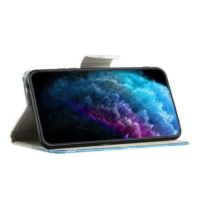Bild 3,  Motorola Moto G86 Power/G86 5G Fodral Läder Grönt Träd - Teknikhallen.se