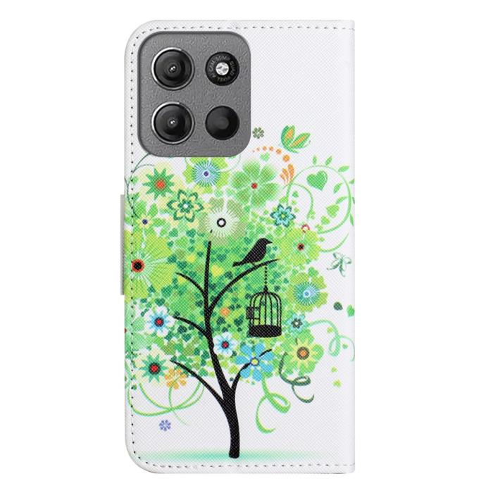 Bild 5,  Motorola Moto G86 Power/G86 5G Fodral Läder Grönt Träd - Teknikhallen.se