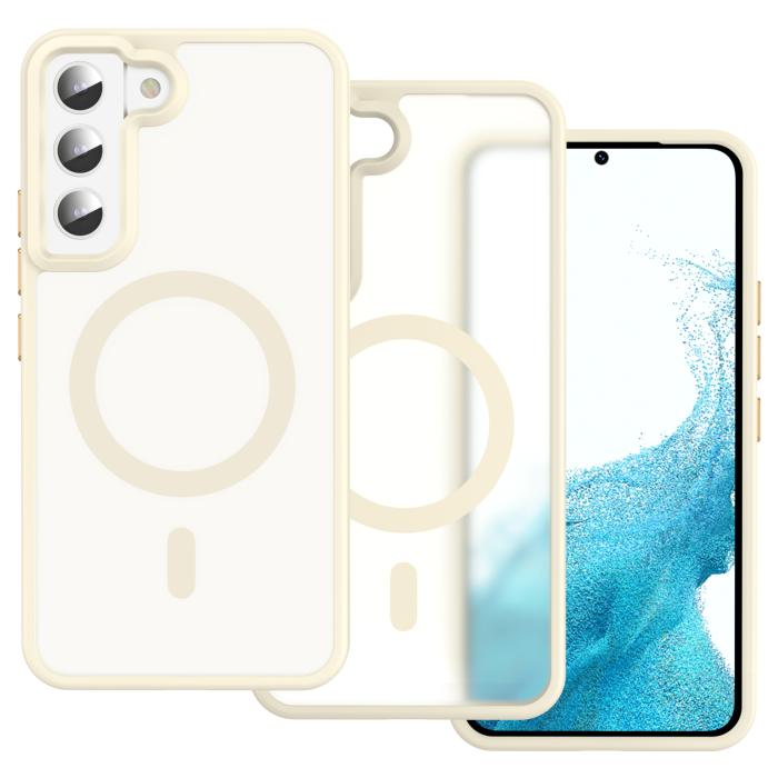 Bild 2, ColorPop ColorPop Samsung Galaxy S22 Skal CH MagSafe Matt Off White - Teknikhallen.se