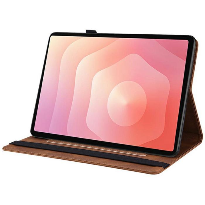 Bild 3,  Samsung Galaxy Tab S11 Fodral Butterfly Flower Brun - Teknikhallen.se