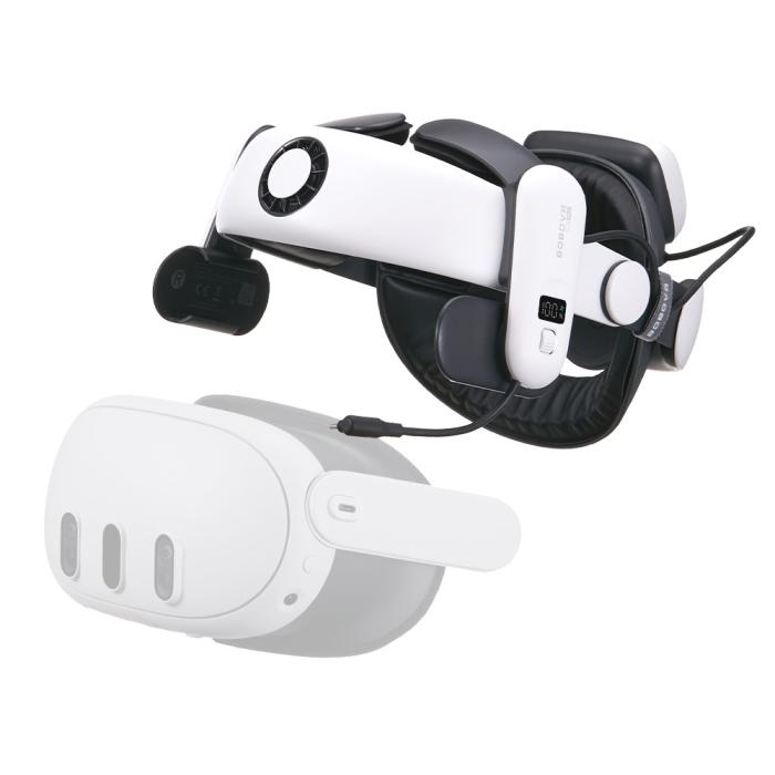 Bild 2, BOBOVR BOBOVR S3 Pro Meta Quest 3/3S Huvudband Inkl. 10000 mAh Batteripaket - Teknikhallen.se