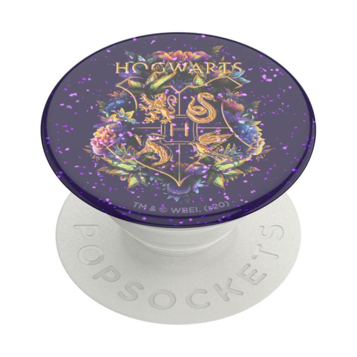 Bild 2, PopSockets PopSockets PopGrip Glitter Hogwarts Floral - Teknikhallen.se