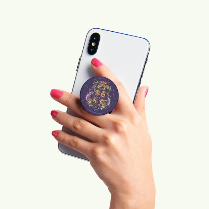 Bild 9, PopSockets PopSockets PopGrip Glitter Hogwarts Floral - Teknikhallen.se