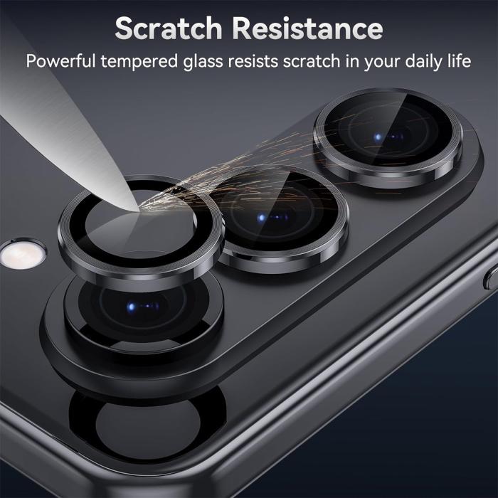 Bild 2, ENKAY ENKAY Samsung Galaxy Z Fold 7 Linsskydd Silver - Teknikhallen.se