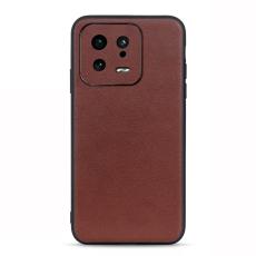  Xiaomi 13 5G Skal &Auml;kta L&auml;der Brun - Teknikhallen.se