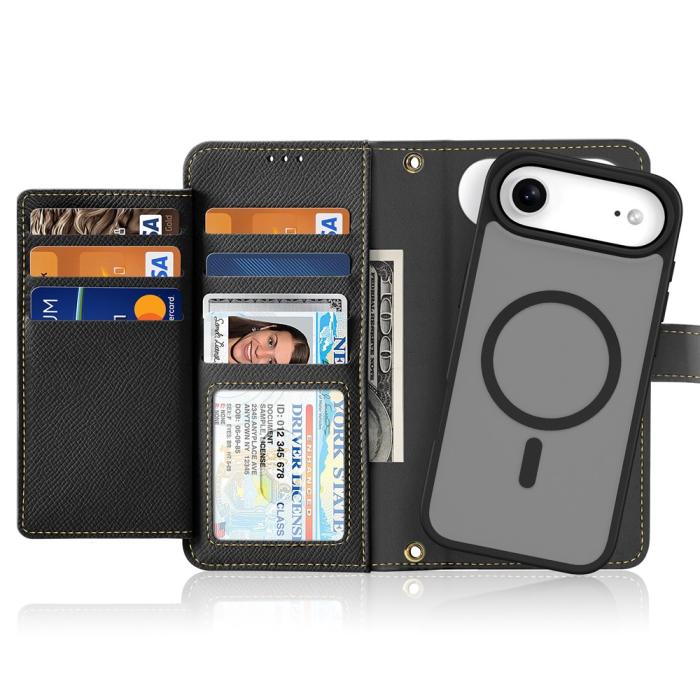 Bild 2, DUX DUCIS DUX DUCIS iPhone Air 2in1 Magnet Fodral Lawa Series Svart - Teknikhallen.se