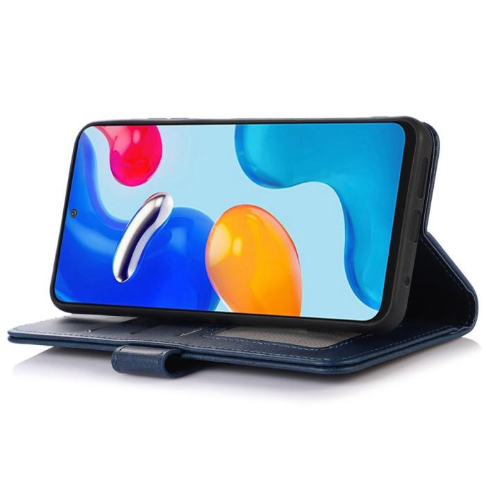 Bild 3,  Samsung Galaxy A05s 4G Fodral Läder Blå - Teknikhallen.se