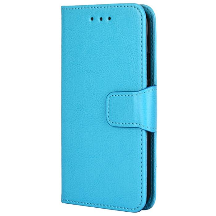 Bild 6,  Samsung Galaxy S23 Ultra Fodral Läder Ljus Blå - Teknikhallen.se