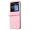  Samsung Galaxy Z Flip 5 Skal Diamond Textur Rosa - Teknikhallen.se