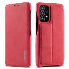 LC.IMEEKE LC.IMEEKE Samsung Galaxy A53 5G Fodral Retro Flip R&ouml;d - Teknikhallen.se
