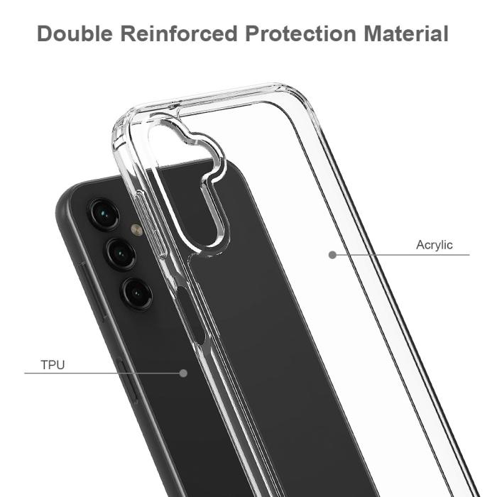 Bild 4,  Samsung Galaxy A14 4G/5G Skal Akryl/TPU Transparent - Teknikhallen.se