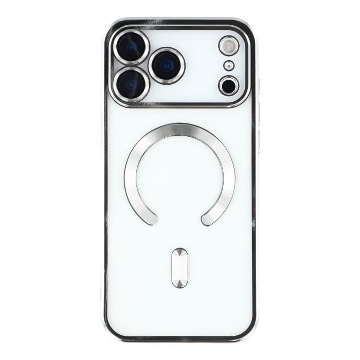 Bild 3,  iPhone 17 Pro Skal MagSafe Electroplated TPU Silver - Teknikhallen.se