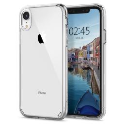 Spigen Spigen iPhone XR Skal Ultra Hybrid Crystal Clear - Teknikhallen.se