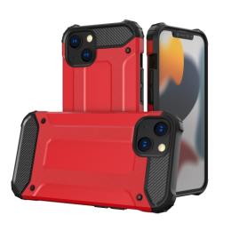  iPhone 14 Plus Skal Shockproof Armor Hybrid Röd - Teknikhallen.se