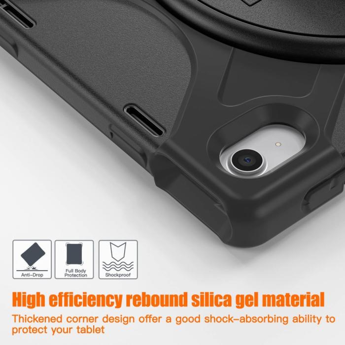 Bild 3,  iPad 11 2025 / 10.9 2022 Skal X-Shape Hybrid Kickstand Svart - Teknikhallen.se