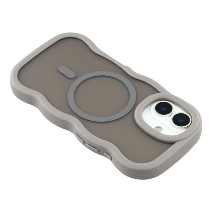 Bild 5,  iPhone 17 Skal MagSafe Wavy Matt Grå - Teknikhallen.se