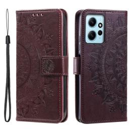  Xiaomi Redmi Note 12 4G Fodral Mandala Läder Brun - Teknikhallen.se