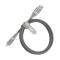 OtterBox OtterBox Premium 1m USB-C - USB-A Kabel Nylonflätad Grå - Teknikhallen.se