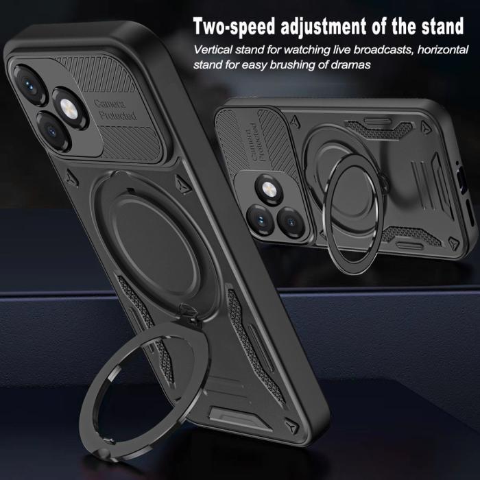 Bild 4,  Honor X5c Plus Skal MagSafe Kickstand Svart - Teknikhallen.se