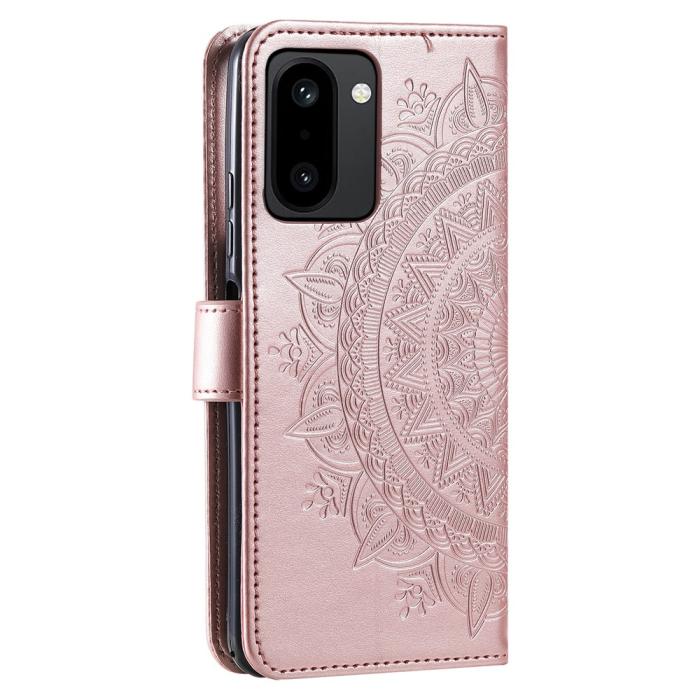 Bild 6,  OnePlus 15R Fodral Mandala Läder Roséguld - Teknikhallen.se