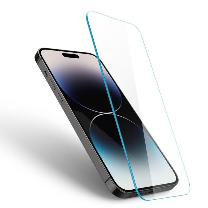 Bild 2, Spigen Spigen iPhone 14 Pro Max Glas.tR Slim Skärmskydd Härdat Glas - Teknikhallen.se