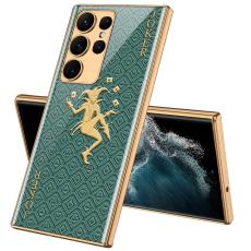 GKK GKK Galaxy S24 Ultra Skal H&auml;rdat Glas Electroplate Joker - Teknikhallen.se