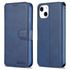 AZNS AZNS iPhone 14 Fodral L&auml;der Bl&aring; - Teknikhallen.se