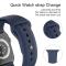 ColorPop Apple Watch 38/40/41 mm Silikon Armband (M/L) Midnight Blue - Teknikhallen.se