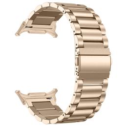  Galaxy Watch Ultra (2025) 47 mm Armband Rostfritt Stål Guld - Teknikhallen.se