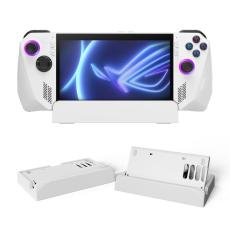 JYS JYS St&auml;ll F&ouml;r ASUS ROG Ally 2023/Steam Deck/Switch/Padda/Mobil Vit - Teknikhallen.se