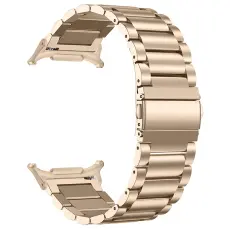  Galaxy Watch Ultra (2025) / 47 mm Armband Rostfritt St&aring;l Guld - Teknikhallen.se