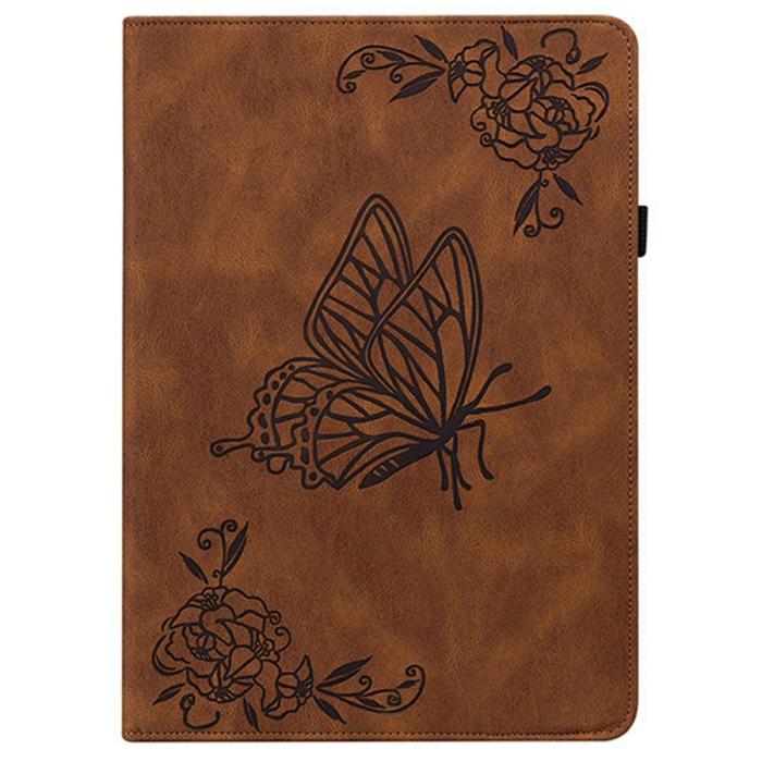 Bild 5,  Samsung Galaxy Tab S11 Fodral Butterfly Flower Brun - Teknikhallen.se