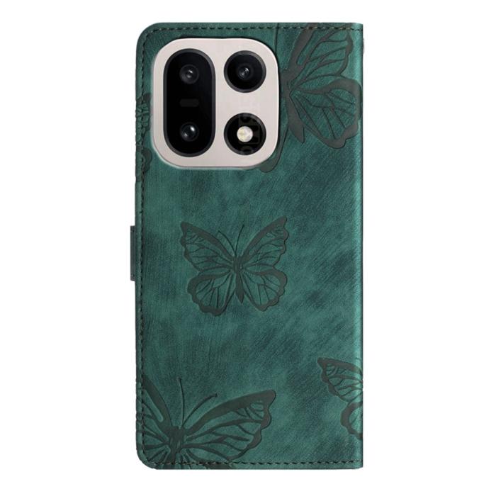 Bild 2,  OnePlus 15 Fodral Med Fjäril Tryck Grön - Teknikhallen.se