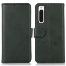  Sony Xperia 10 V Fodral L&auml;der Gr&ouml;n - Teknikhallen.se